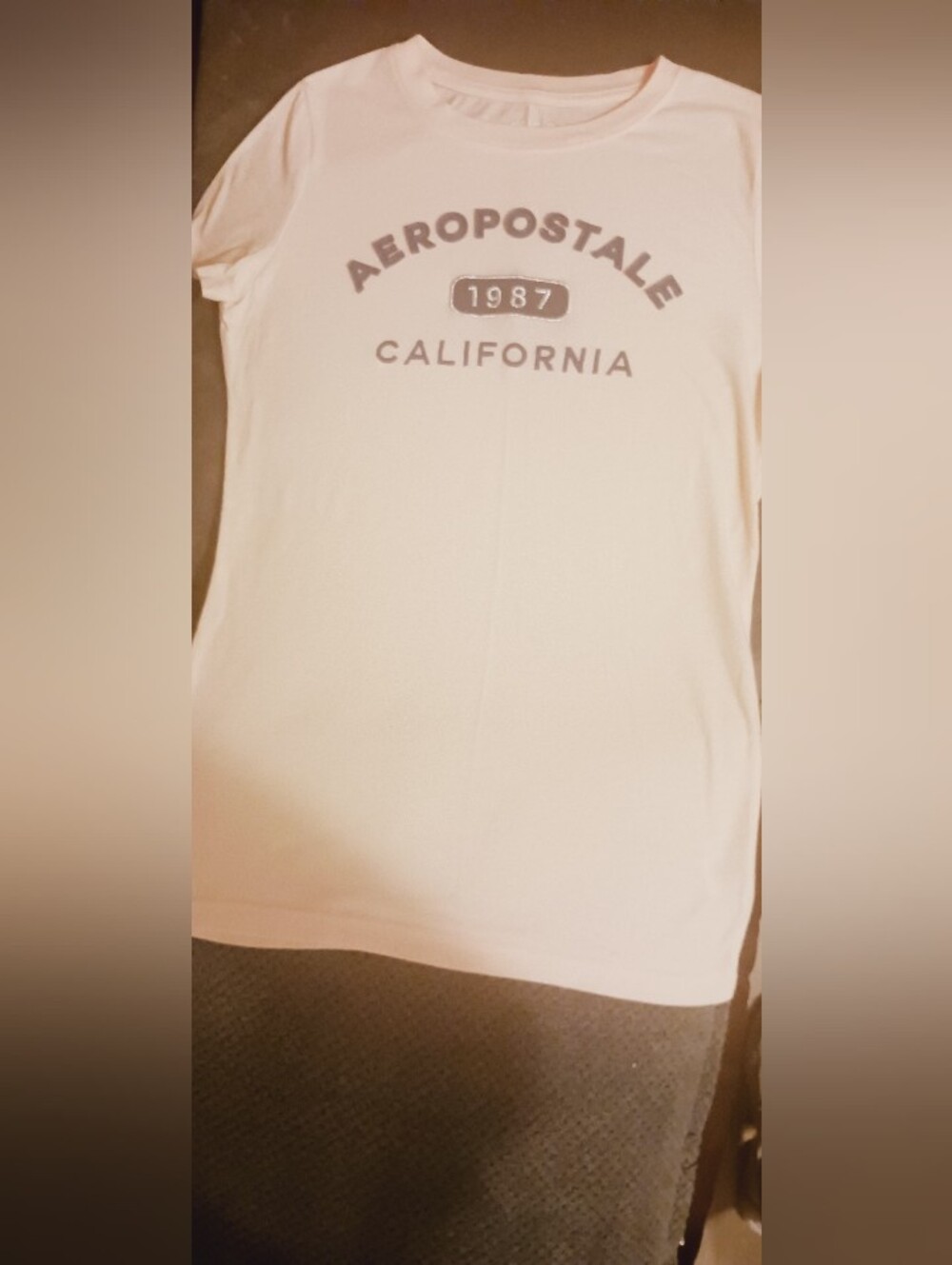 Aeropostale Pale Pink Tee